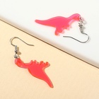 Серьги, набор украшений «Минни Маус и Дино», розовые, золотой - Фото 5