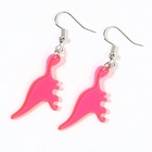 Серьги, набор украшений «Минни Маус и Дино», розовые, золотой - Фото 7