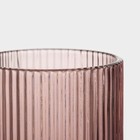 Стакан Magistro «Грани», 260 мл, 7.5×9.5 см, стекло, сиреневый - Фото 2