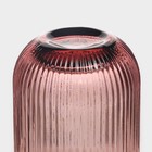 Стакан Magistro «Грани», 260 мл, 7.5×9.5 см, стекло, сиреневый - Фото 4