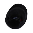 Шлем для верховой езды, бархат, одноразмерный, охват головы 61 см, черный - Фото 5