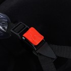 Шлем для верховой езды, бархат, одноразмерный, охват головы 61 см, черный - Фото 6