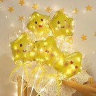 Воздушный шар фольгированный 10" «Звезда смайл», для палочки, МИКС - Фото 6