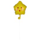 Шар фольгированный 10" «Звезда смайл», жёлтый, МИКС - Фото 8