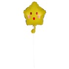 Воздушный шар фольгированный 10" «Звезда смайл», для палочки, МИКС - Фото 8