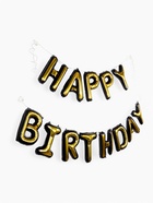 Воздушные шары фольгированные 16", гирлянда «С Днём рождения» - Фото 2