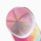 Кепка для девочек MINAKU "Tie-dye" цвет розовый, р-р 52 9886883 - фото 12072601