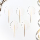 Топпер для украшения кулича «Мира и добра» на пасху, 4.5×3.8 см, 5 шт. - Фото 5