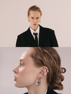 Серьги кольца QF «Выпуклые», широкие, цвет серебро, d=3 см 9901672