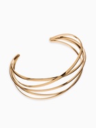 Браслет манжета «Афина», d=6.5 см, многослойный, цвет золото - Фото 4