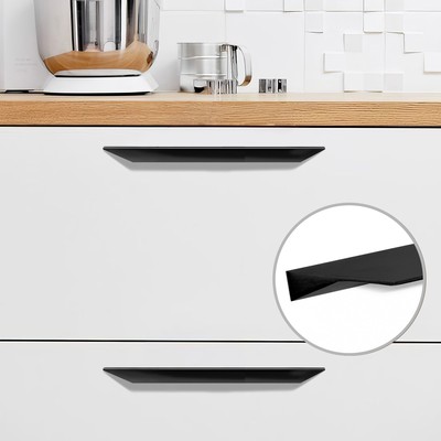 Ручка мебельная CAPPIO, L=250 мм, м/о 192 мм, цвет черный