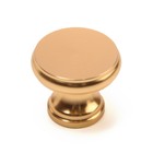 Ручка-кнопка CAPPIO PK321, d=24 мм, цвет золото - фото 23298759