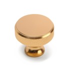 Ручка кнопка CAPPIO PK323, d=30 мм, цвет золото - фото 806612999