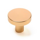 Ручка кнопка CAPPIO PK325, d=30 мм, цвет золото - фото 806613023