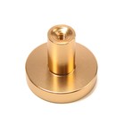 Ручка кнопка CAPPIO PK325, d=30 мм, цвет золото - фото 806613026