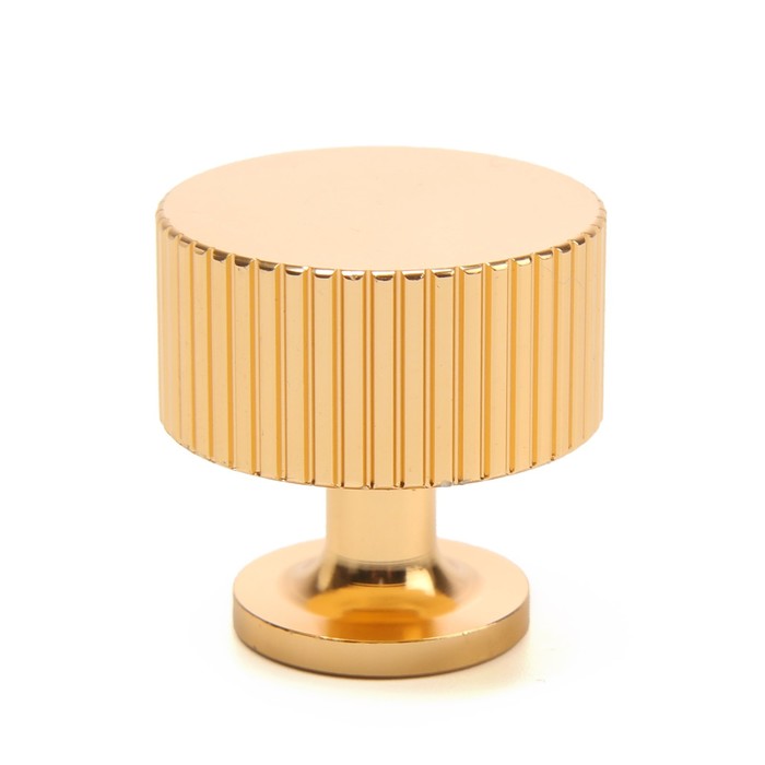 Ручка-кнопка CAPPIO PK326, d=28 мм, цвет золото