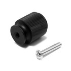 Ручка кнопка CAPPIO PK327, d=20 мм, цвет черный - фото 806647969