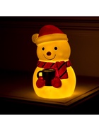 Светодиодная фигура «Снеговик» 9×20×9 см, пластик, батарейки LR44×3 (в комплекте), свечение тёплое белое - фото 23563365