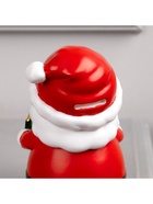 Светодиодная фигура «Дед Мороз» 8×19×8 см, пластик, батарейки LR44×3 (в комплекте), свечение тёплое белое - фото 23563367