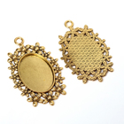 Рамка с сеттингом A2639-2, площадка 18×25 мм, цвет золото - Фото 2