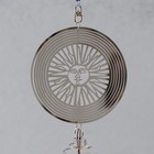 Музыка ветра металл, пластик 4 трубочки "Солнце" 65х10х6,5 см - фото 23291082