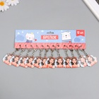 Брелок акрил "Девушка пин ап" 3,9х4,5 см (12 шт) - фото 809443500