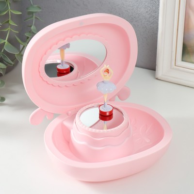 Шкатулка музыкальная механическая «Олененок», пластик, 15×12.7×7 см