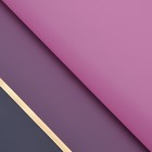Пленка для цветов матовая, "С золотым тиснением", 57х57 см, розовая - Фото 2