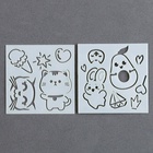 Гравюра детская «Мир аниме» с цветным эффектом, 100 шт., 8×8 см - Фото 4