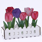 Алмазная вышивка «Тюльпаны» интерьерный декор - Фото 2