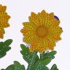 Алмазная вышивка «Цветы с бабочками» интерьерный декор - фото 11047453