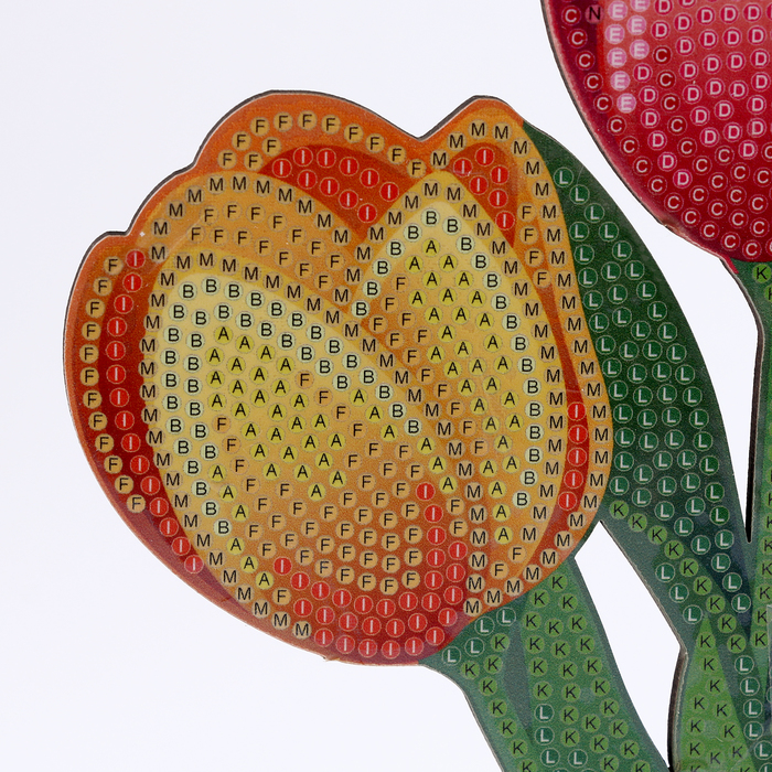 Алмазная вышивка «Тюльпаны вазе» интерьерный декор - фото 1907933098
