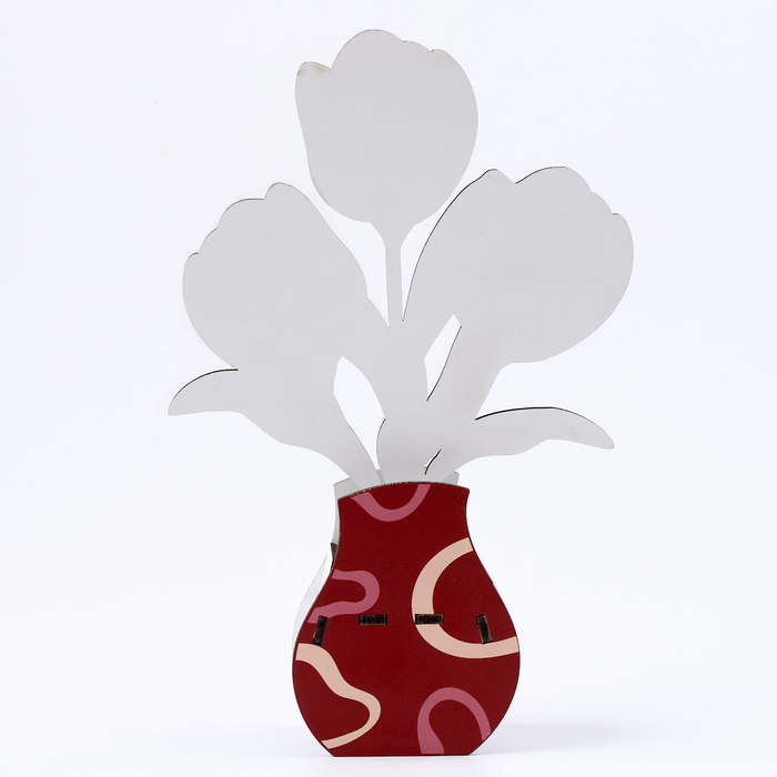 Алмазная вышивка «Тюльпаны вазе» интерьерный декор - фото 1907933099