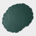 Набор салфеток сервировочных «Элоиза», 4 шт, d=37,5 см, цвет зелёный - Фото 1