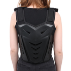 Мотозащита детская, панцирь, регулируемый размер, черный 9828460