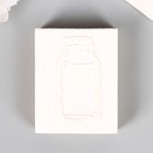 Печать дерево, резина "Бутылка для молока" 7х5,5 см - фото 7876032