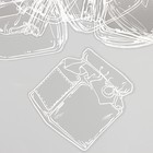 Наклейки пластик "Стеклянные баночки" набор 30 шт 3х8,8 см - фото 23291175