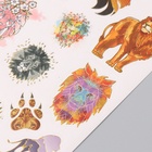 Фотоальбом на кольцах 25 листов Keep memories «Лев», с наклейками, 19×27×3 см - Фото 6