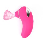 Бесконтактный вакуумно-волновой стимулятор клитора 9 режимов, USB, розовый - Фото 7