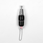 Вибратор-брелок, 3 сменные насадки, 1 режим, черный - Фото 5