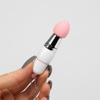 Вибратор-брелок, 3 сменные насадки, 1 режим, белый - Фото 2