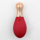 Вибратор клиторальный, 10 режимов, пульт ДУ, бордовый - Фото 2