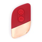 Вибратор клиторальный, 10 режимов, пульт ДУ, бордовый - Фото 3