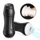 Мастурбатор вакуумно-вибрационный, с имитацией минета, 6 режимов, АКБ, черный - Фото 4