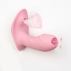 Вибратор со стимуляцией точки G, с вакуумно-волновым стимулятором, пульт ДУ, USB, розовый - Фото 2