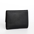 Кошелёк женский на кнопке, цвет чёрный - Фото 3