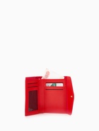 Кошелёк женский на кнопке 11.5×0.5×9 см, красный - Фото 3
