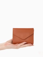 Кошелёк женский на кнопке 11.5×0.5×9 см, рыжий - Фото 2