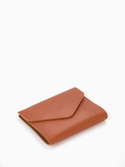 Кошелёк женский на кнопке 11.5×0.5×9 см, рыжий - Фото 5