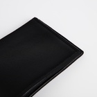 Портмоне мужское без застёжки, отдел для карт, для купюр, цвет чёрный - Фото 4